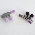 Berry Pompom Clip - Lavender