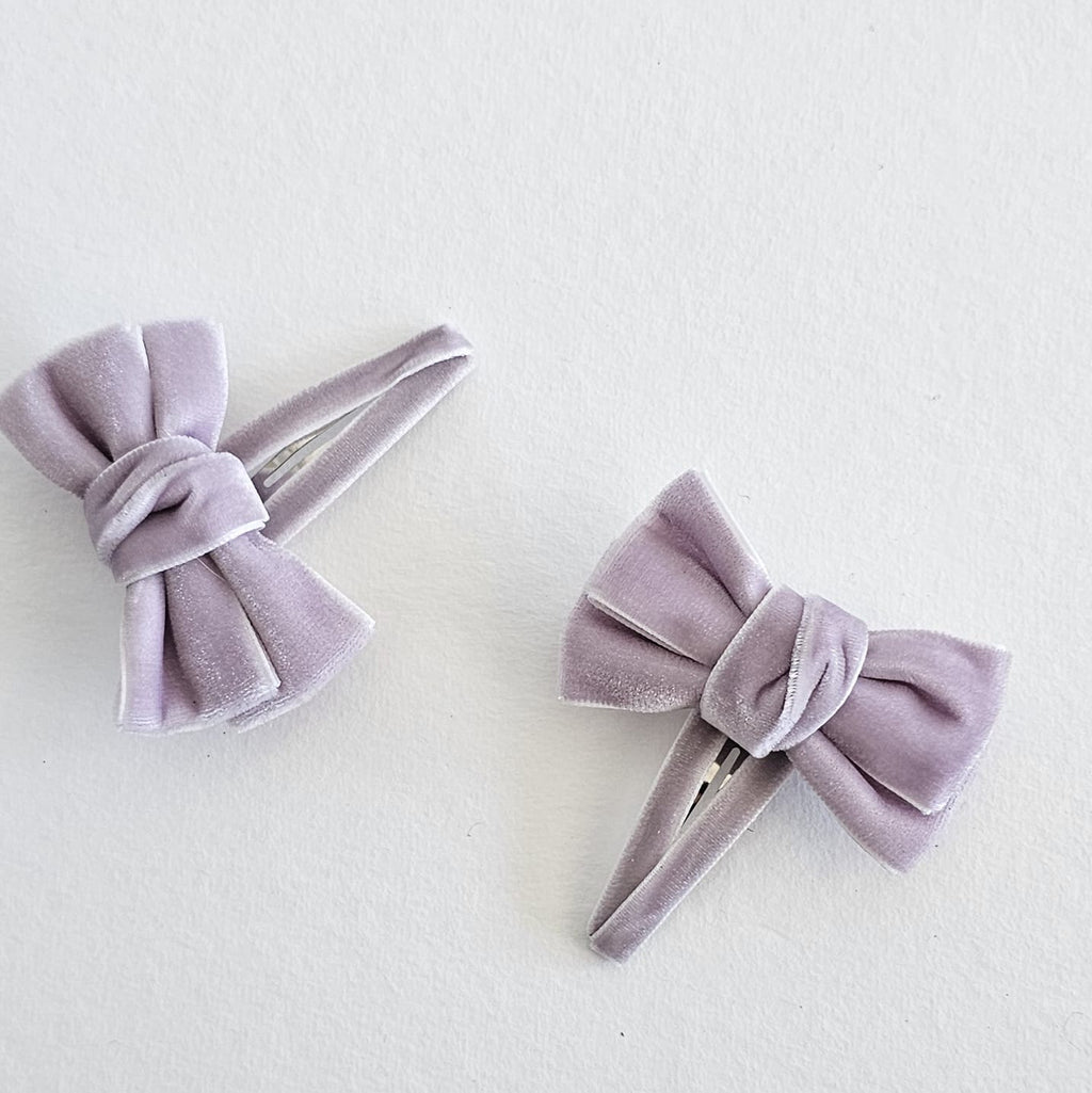 Short Velvet Bow Set