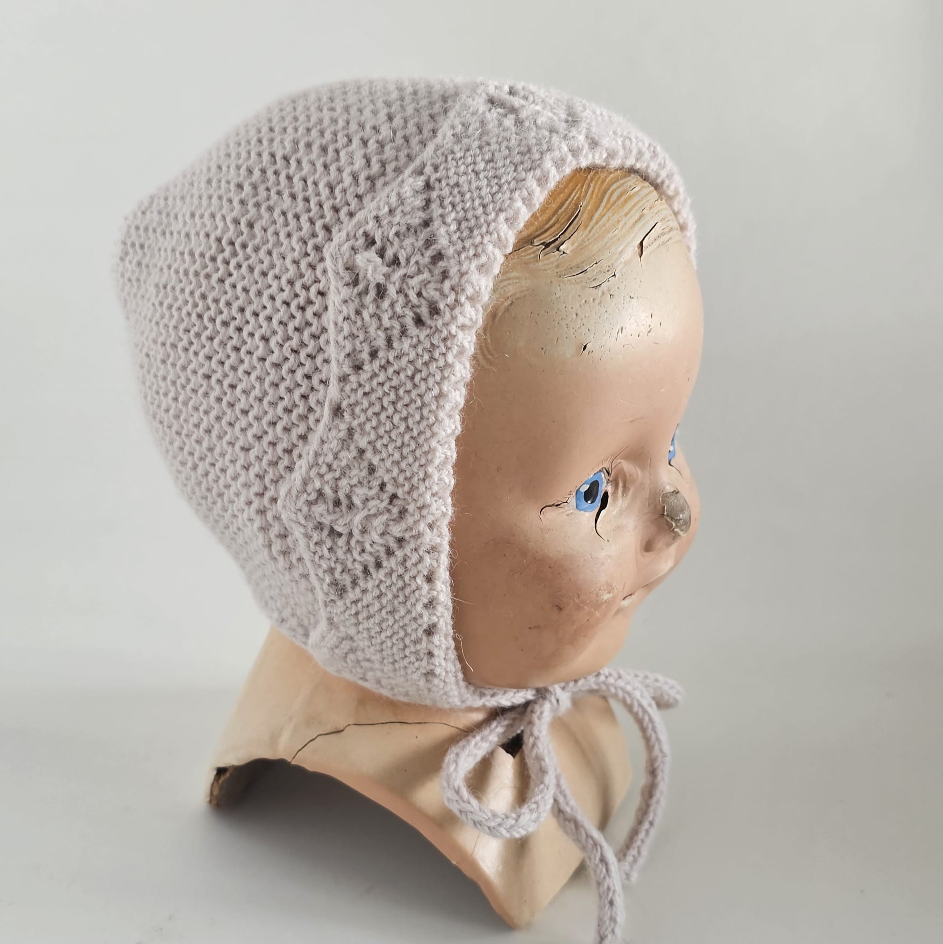 Hand Knitted Bonnet - Sofie