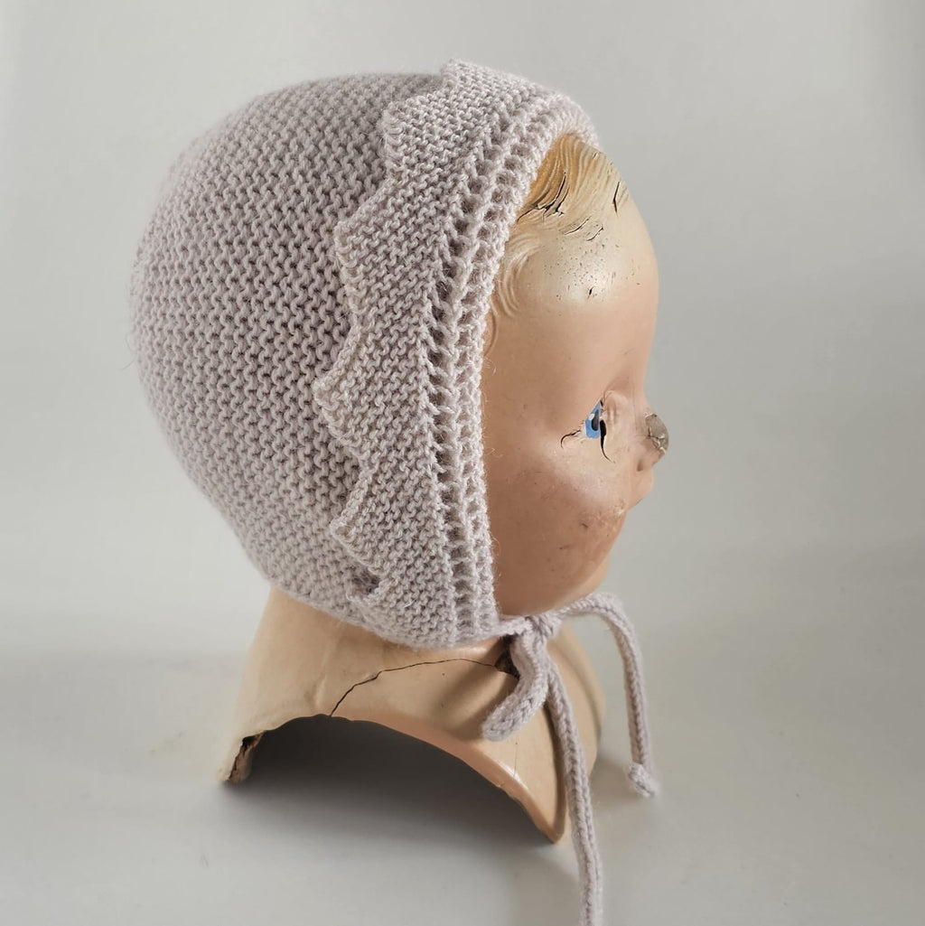 Hand Knitted Bonnet - Sofie