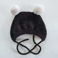 Hand Knitted Hat - Bear