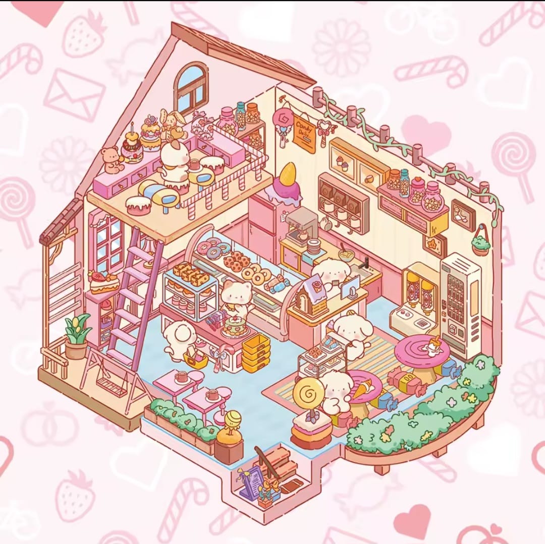 3D Sticker Rooms - Individual Sets