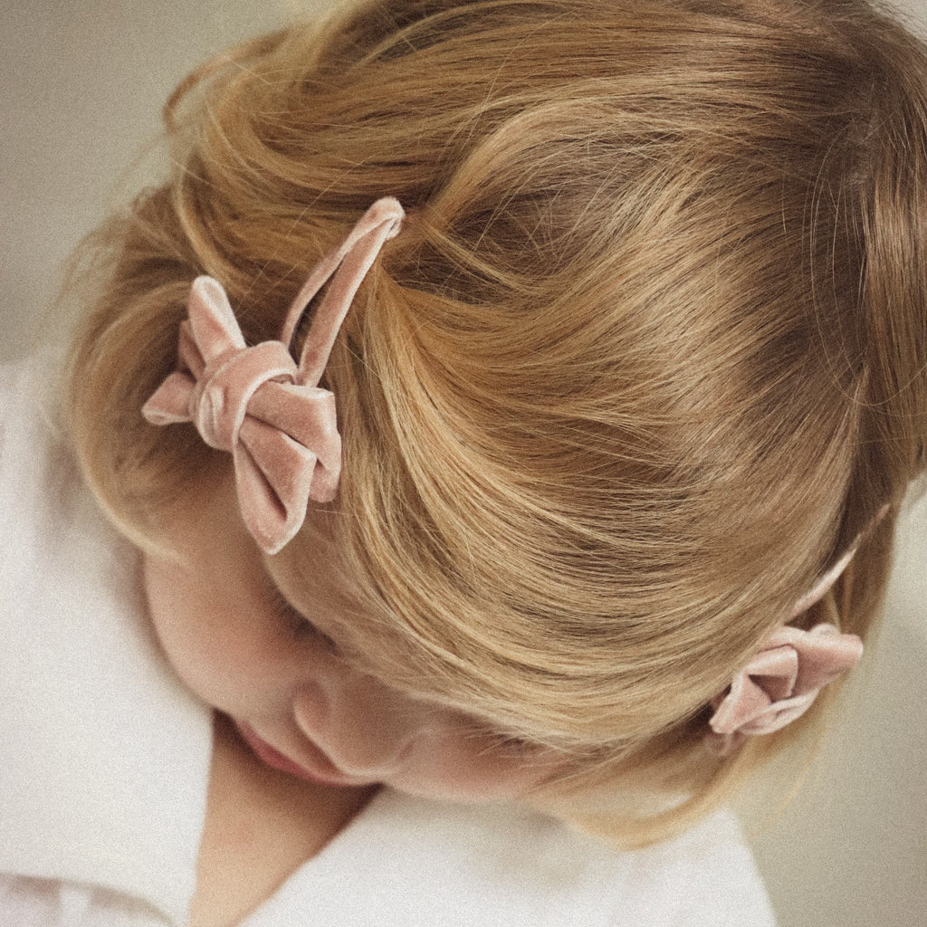 Short Velvet Bow Set