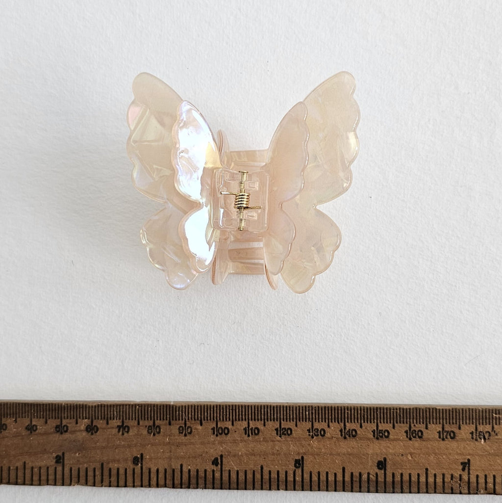 Small Girls Butterfly Claw Clip